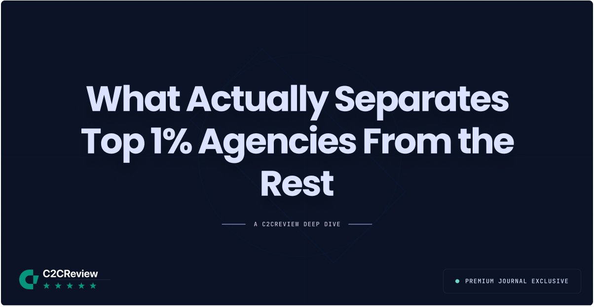 What Actually Separates Top 1% Agencies From the Rest